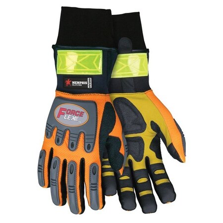Mcr Safety Mechanics Work Gloves Thinsulate Lined for Warmth Rough Reinforced Clarino Leather, PR HV200XXXL